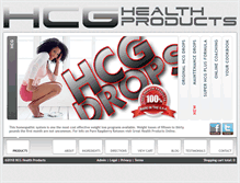 Tablet Screenshot of hcghealthproducts.com